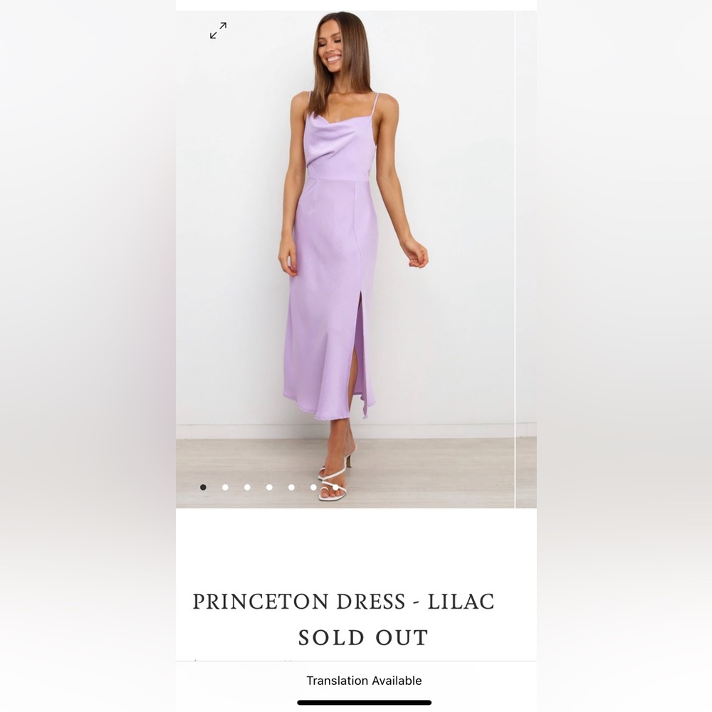 Sold out Petal and Pup Princeton dress Lilac